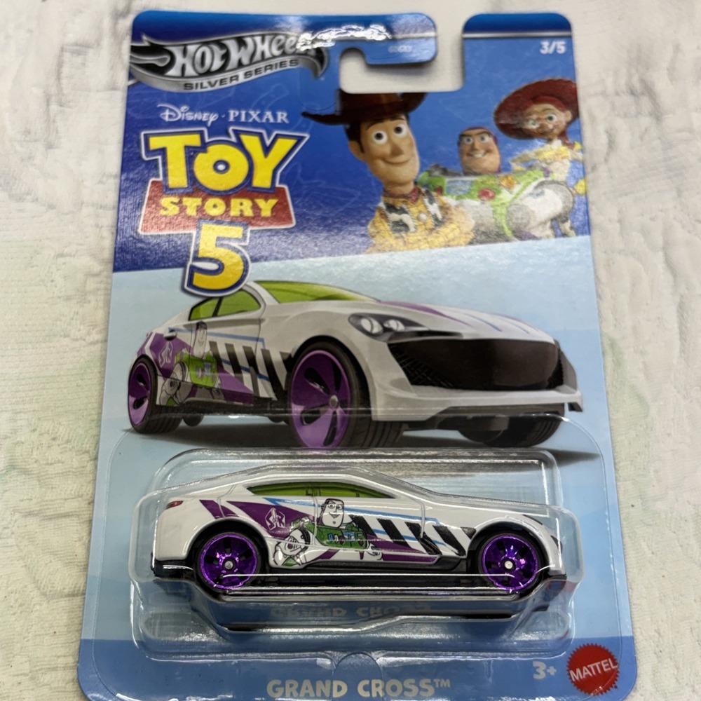 HOT WHEELS SILVER SERIES DISNEY TOY STORY 5 BUZZ LIGHTYEAR GRAND CROSS